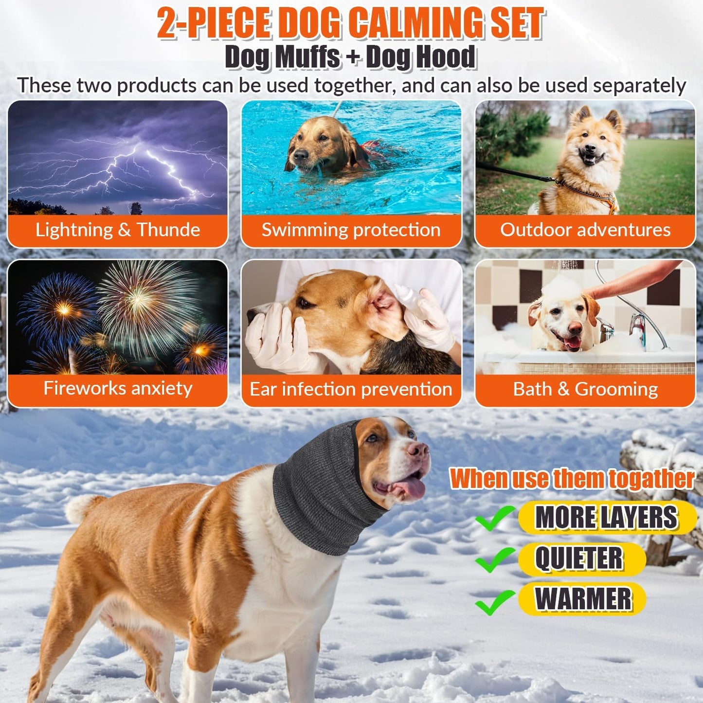 SlowTon dog ear cover with flap for hematoma recovery
