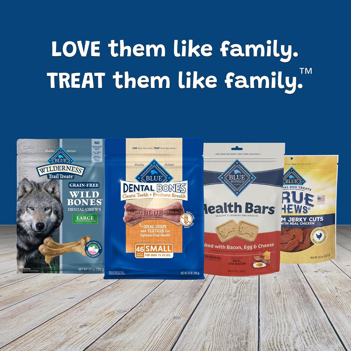 Blue Buffalo Dental Bones Small Natural Dental Chew Dog Treats Bag Value Pack - Image 10