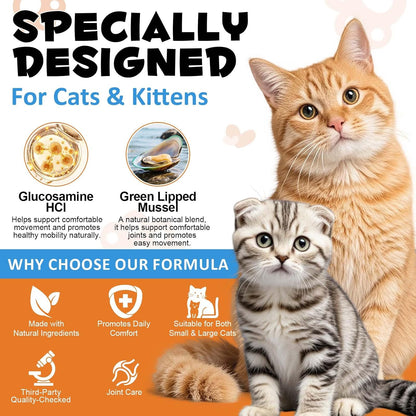 Authentic USA imported cat health supplement bottle