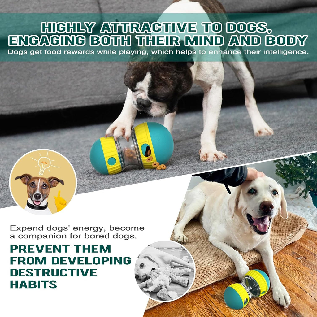 Transparent ABS food compartment of the Bsisuerm dog toy