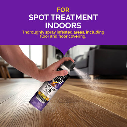 Hot Shot insecticide aerosol for carpets and furniture