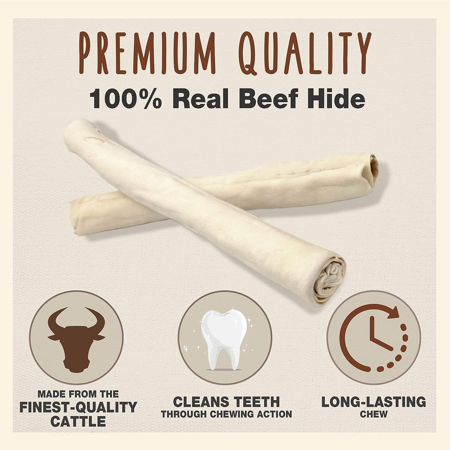 Cadet 5 pound dog chew value pack showcasing twenty retriever rolls