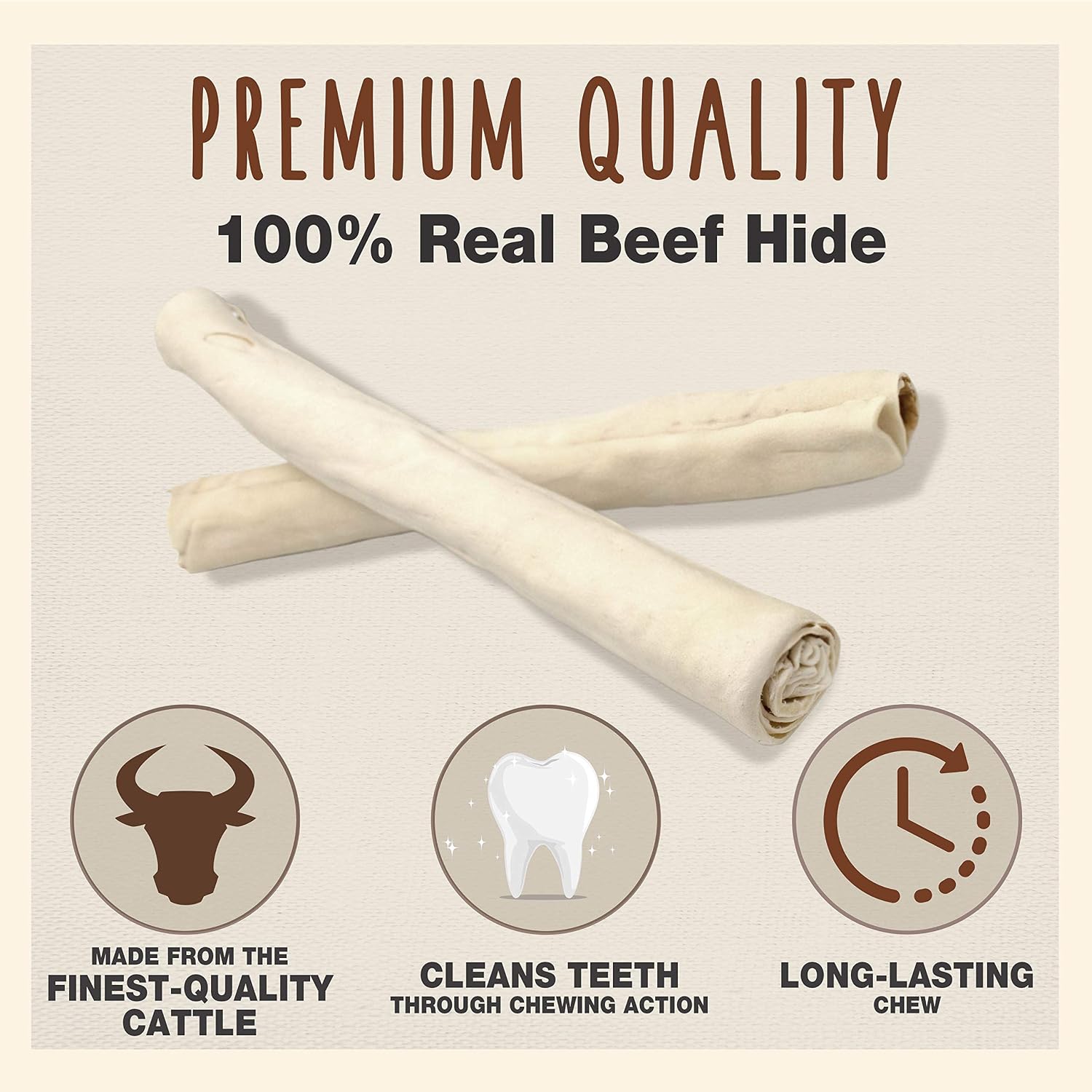 Cadet 5 pound dog chew value pack showcasing twenty retriever rolls