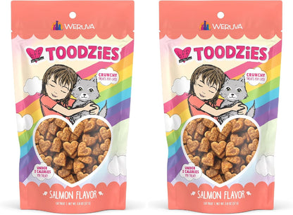 Weruva BFF Toodzies, Chicken and Salmon Crunchy Cat Treats, 2oz Bag - Image 12