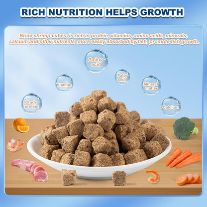 Capuca pure high protein fish food container back label and ingredients
