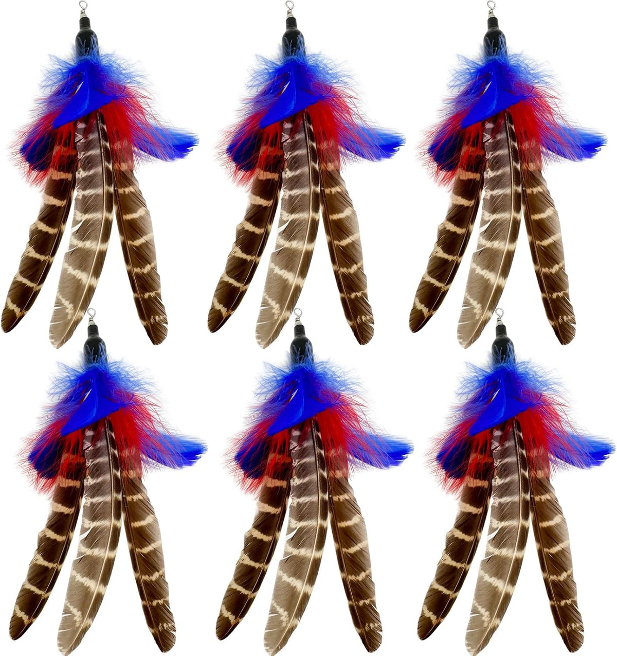 Imported USA cat wand refills bundle packaging details and feather textures