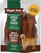 Waggin' Train Smoked Chicken Jerky Tenders for Dogs with Turmeric and Human Grade Bone Broth, Grain and Corn Free, High Protein, Premium Limited Ingredient 100% Real Chicken Dog Treats, 24 oz. Pouch - Image 10