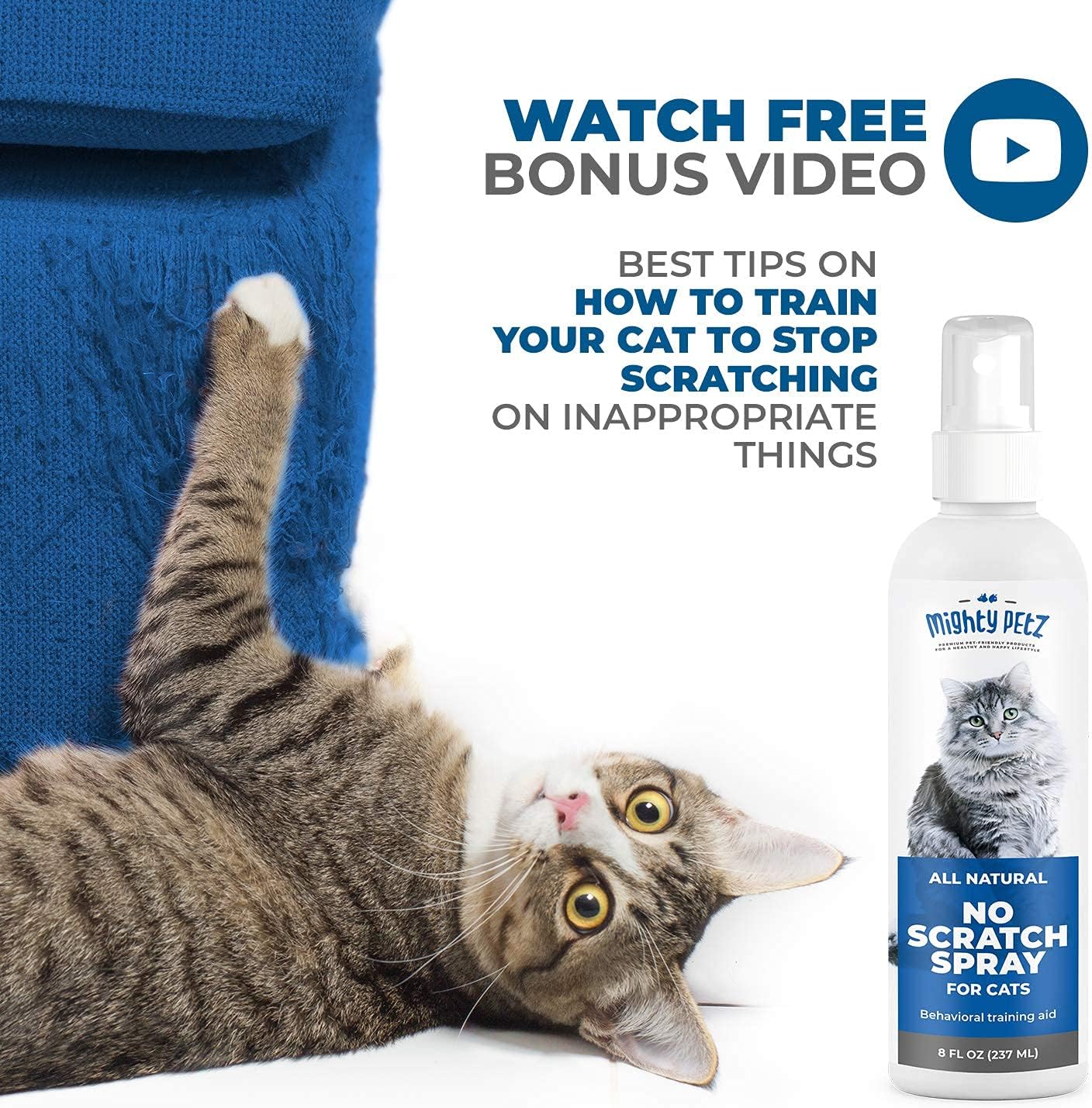 Alcohol free feline training aid spray application instructions