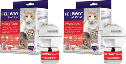 FELIWAY MultiCat 30 Day Cat Calming Plug In Pheromone Diffuser Starter Kit, 48ml - Helps Reduce Conflicts and Signs of Tension in Multi-Cat Households - Image 10