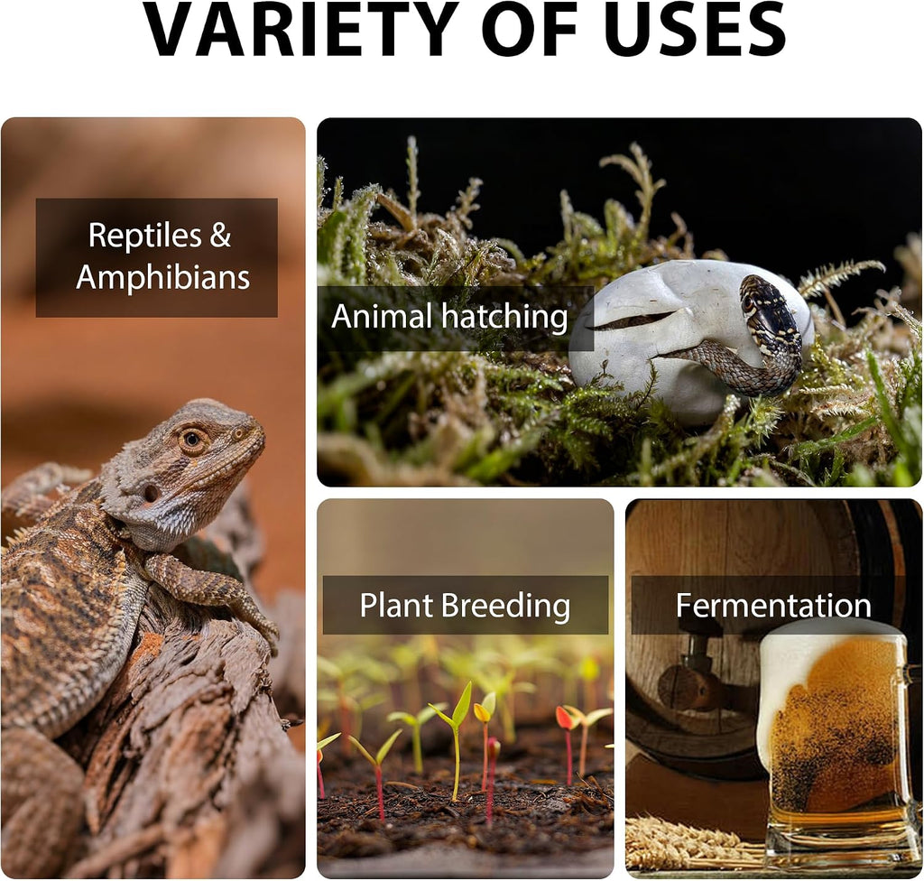 Repwild digital reptile thermostat packaging and components