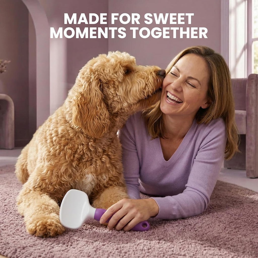 Poodlie authentic USA sourced pet care grooming brush