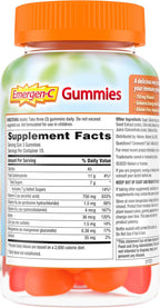 Emergen-C Vitamin C 750mg Immune Support Gummies, Mixed Fruit, 45 Gummies - Image 10
