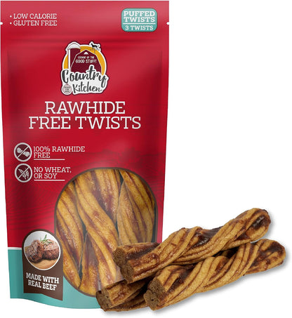 Country Kitchen Rawhide Free Beef Rings Dog Chews, Made with Real Beef, Highly Digestible, Gluten Free, 7 Count - Image 11