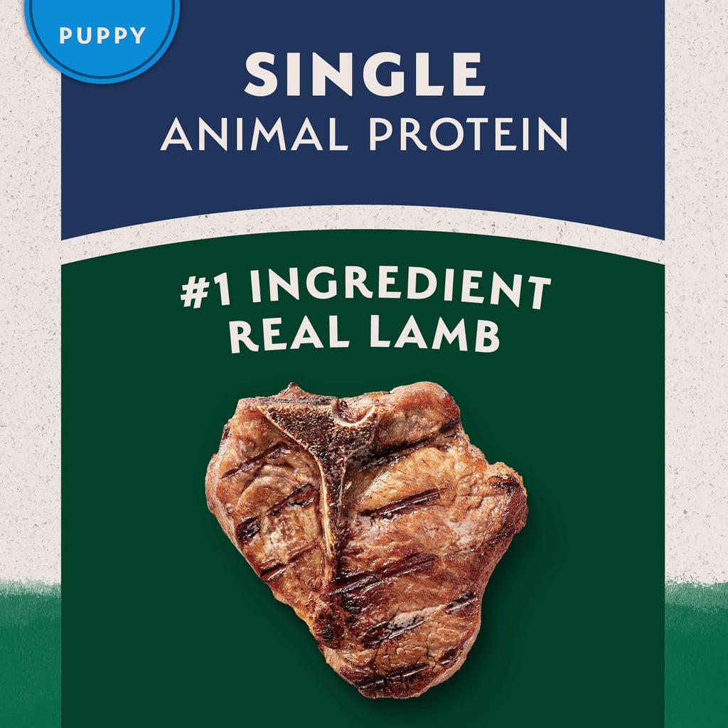 Natural Balance USA imported puppy dog food packaging back details