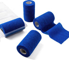 Veterinary medical supplies Ovik Health self adhering wrap in blue