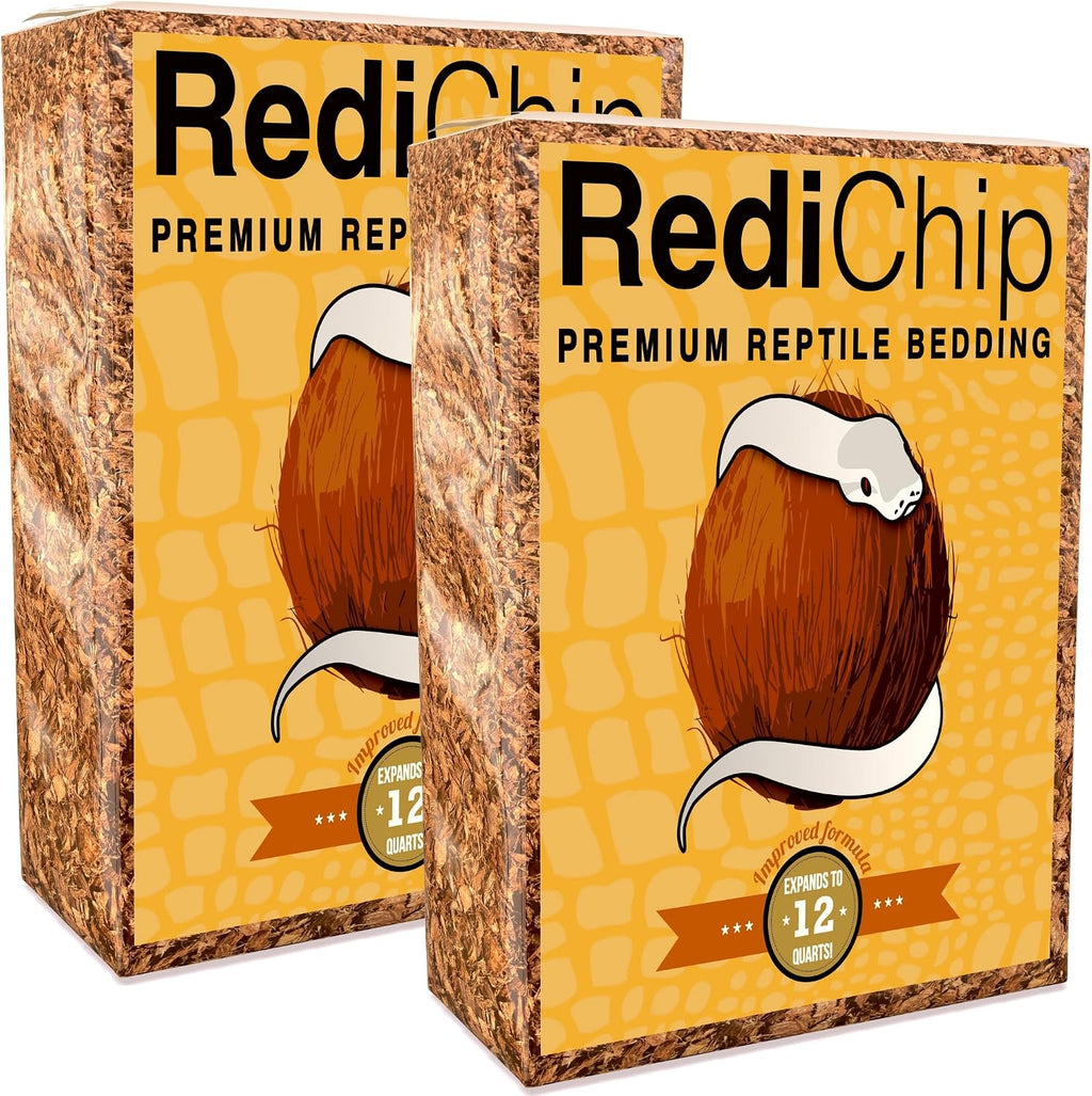RediChip Reptile Bedding Loose Medium Coconut Chip Substrate 12 Quart Coco Husk Mulch for Snake and Gecko Habitat, Ball Python Terrarium, Lizard and Turtle Tanks, Tortoise Enclosure - Image 9