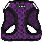Best Pet Supplies - All Weather Mesh / Plush, Reflective, No Pull Harness for Small, Medium Dogs, Cats - Secure with Hook & Loop Fastener, Buckle, Double D-Rings - Black/Black Trim, S - Image 12