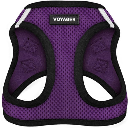 Best Pet Supplies - All Weather Mesh / Plush, Reflective, No Pull Harness for Small, Medium Dogs, Cats - Secure with Hook & Loop Fastener, Buckle, Double D-Rings - Black/Black Trim, S - Image 12