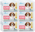 Paw Inspired female dog diaper flexible gathered elastic leg edges