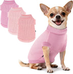 3 Pack Dog Shirt for Small Supplies Functional Waffle Dog Clothes Warm Soft Sweatshirt Outfit for Dogs Cats Pet Apparel - Image 10