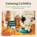 Woof LickMixes premium canine relaxation formula nutritional information label view