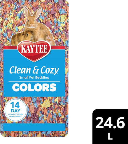 Kaytee Clean & Cozy Colors, Small Animal Bedding with Extreme Odor Control, Kaleidoscope, 24.6 Liters - Image 10