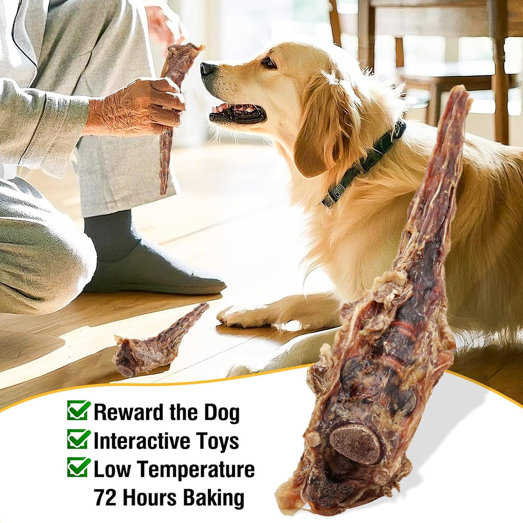 Authentic imported air dried beef tail dog treats for sensitive stomachs.