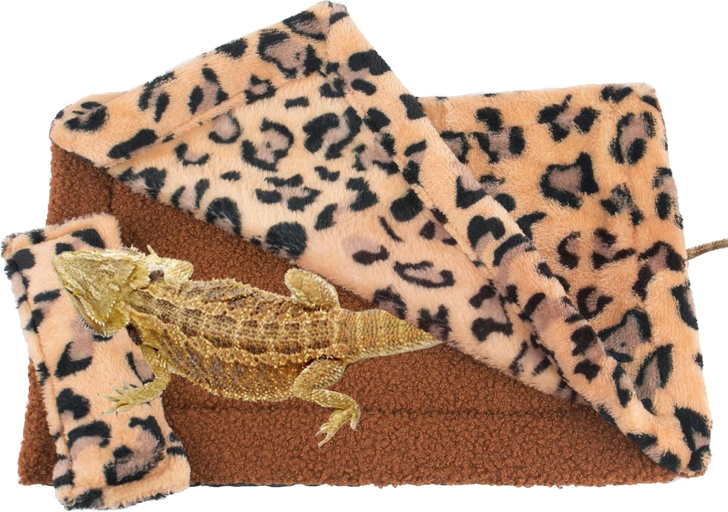 ADOGGYGO bearded dragon bed front view reptile tank accessories