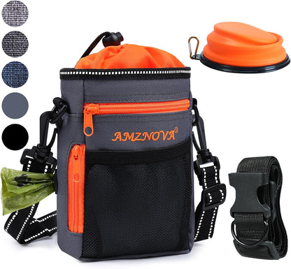 AMZNOVA black treatkit pouch for professional puppy obedience training