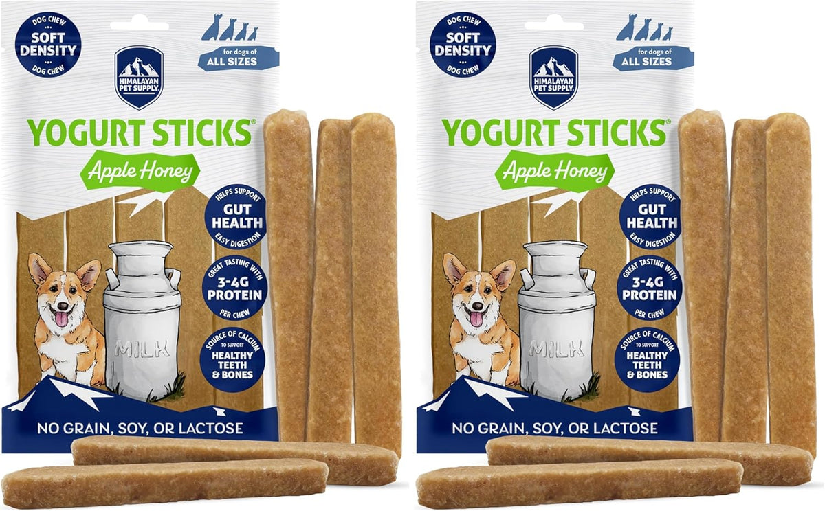 Himalayan Dog Chew Yogurt Sticks, Mixed Flavors, Dog Treats with Prebiotics, Probiotics & Protein, Digestive Support, Lactose & Gluten Free, Natural Dog Treat for All Breeds, Made in America, 4pk - Image 15