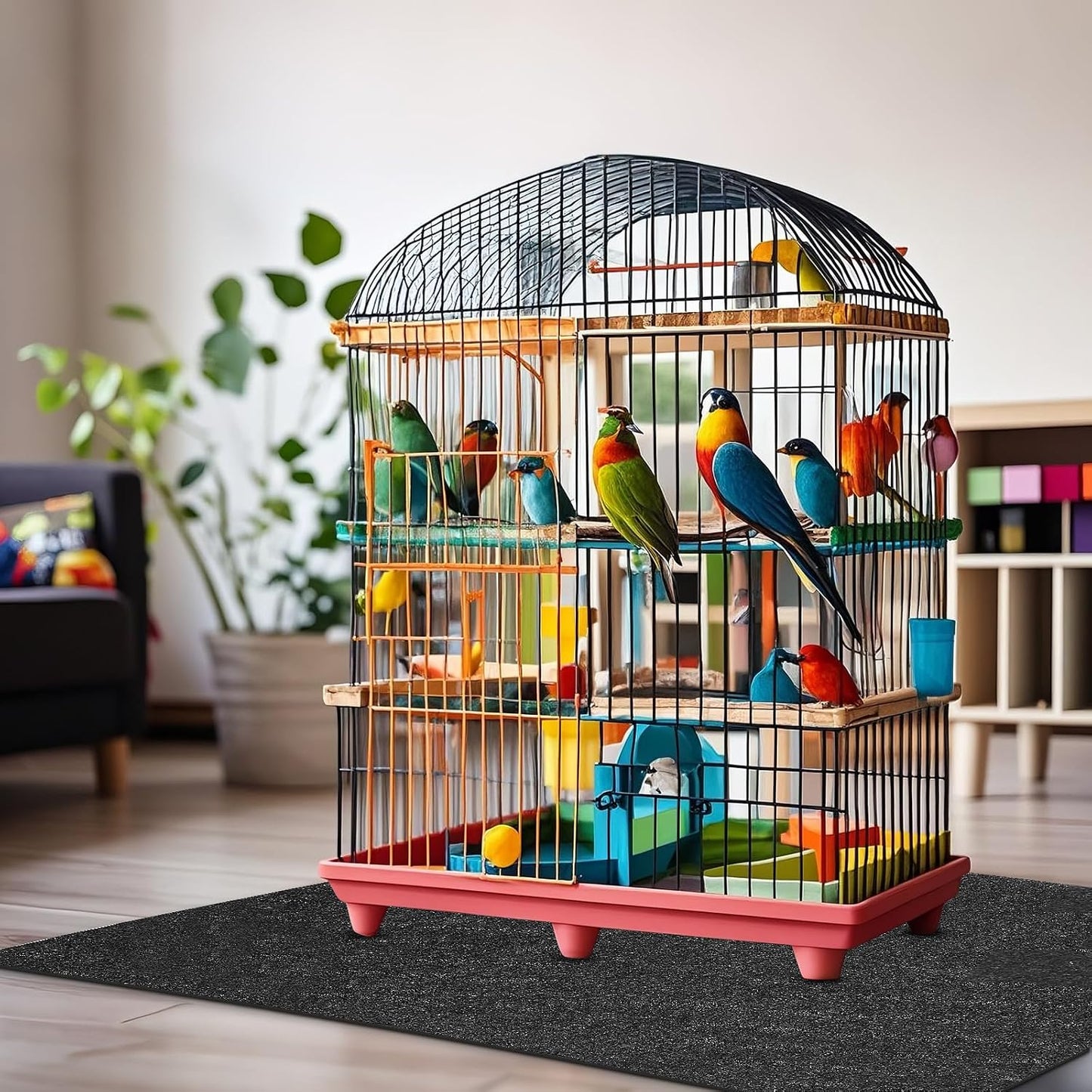 Nuanchu machine washable pet liner for dog kennels and aquariums