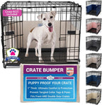 Pet Dreams Dog Crate Bumper - Patented Comfy Liner & Dog Tail Protector for Inside Crate, Fits iCrate Cages 18, 24, 30, 36, 42, 48 Inches (Khaki, Medium, 30") - Image 12