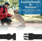 Barkless dog training tool package with included instructional guide.