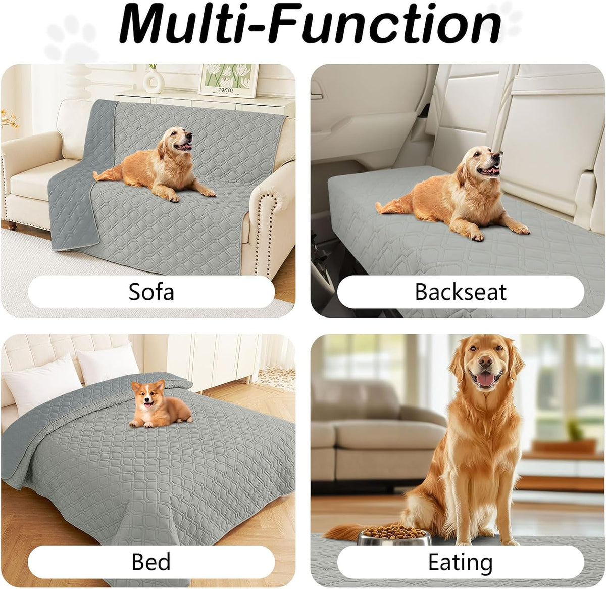 Soft microfiber material texture of the Hyha waterproof couch shield