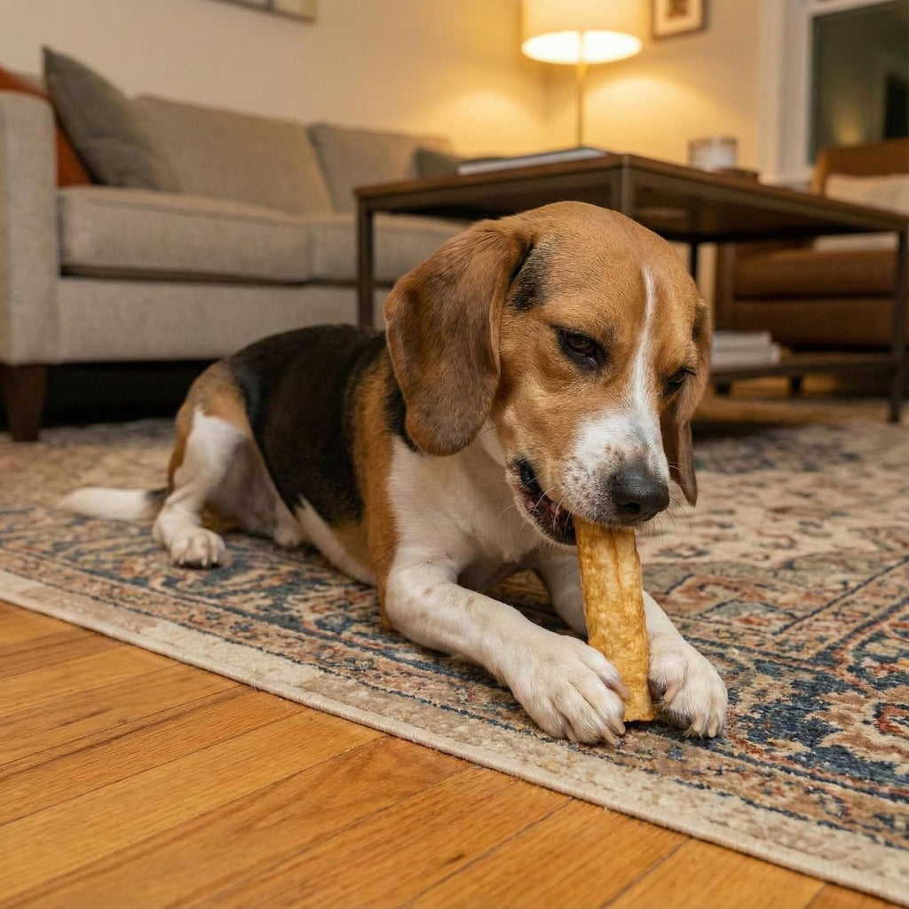 Low fat high protein safe dog chews back label