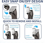 Bucchelli professional high carbon steel pet grooming blade angled product view