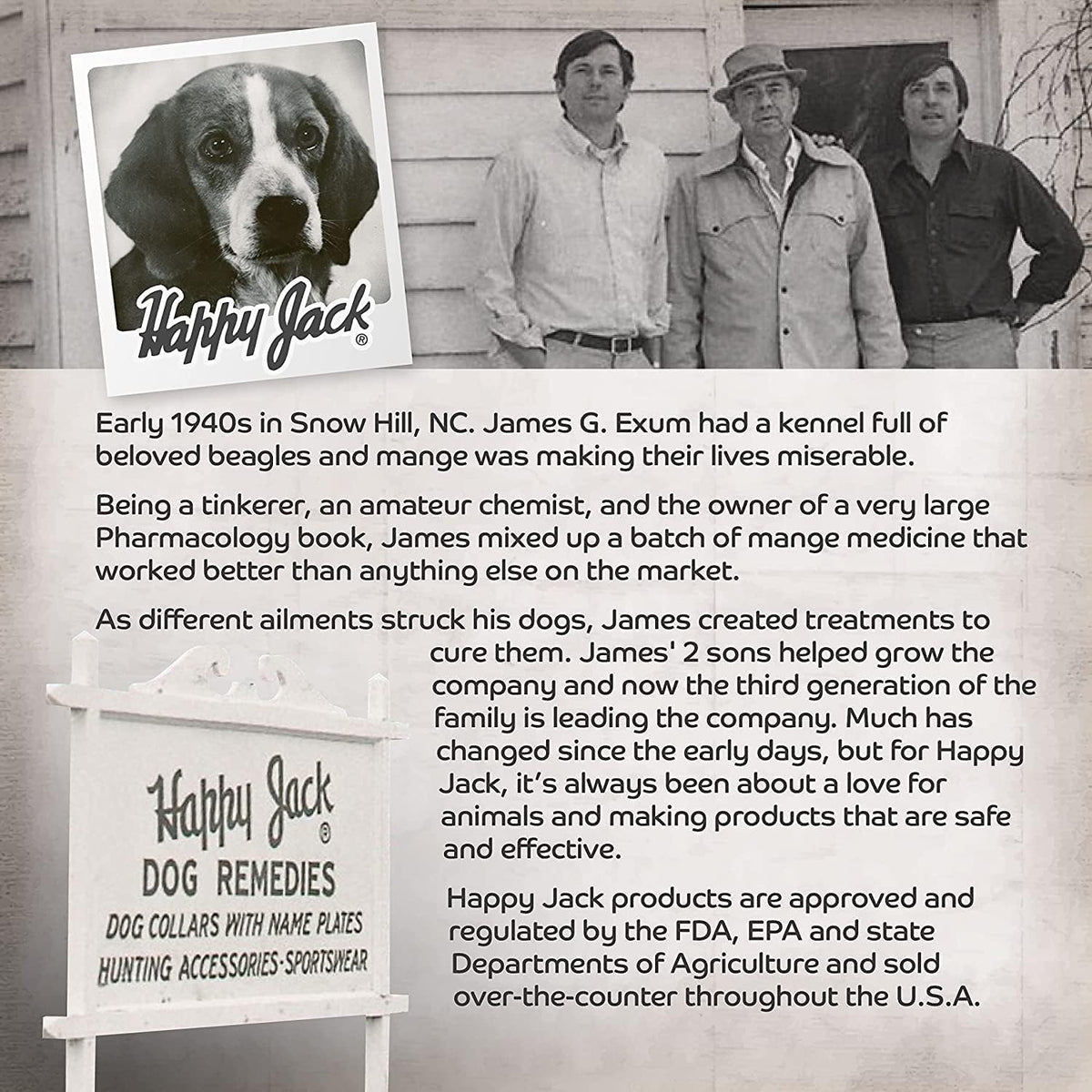 Happy Jack veterinary tested pet health product packaging