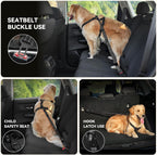 Reflective detail on Pawaboo dog car seatbelt strap