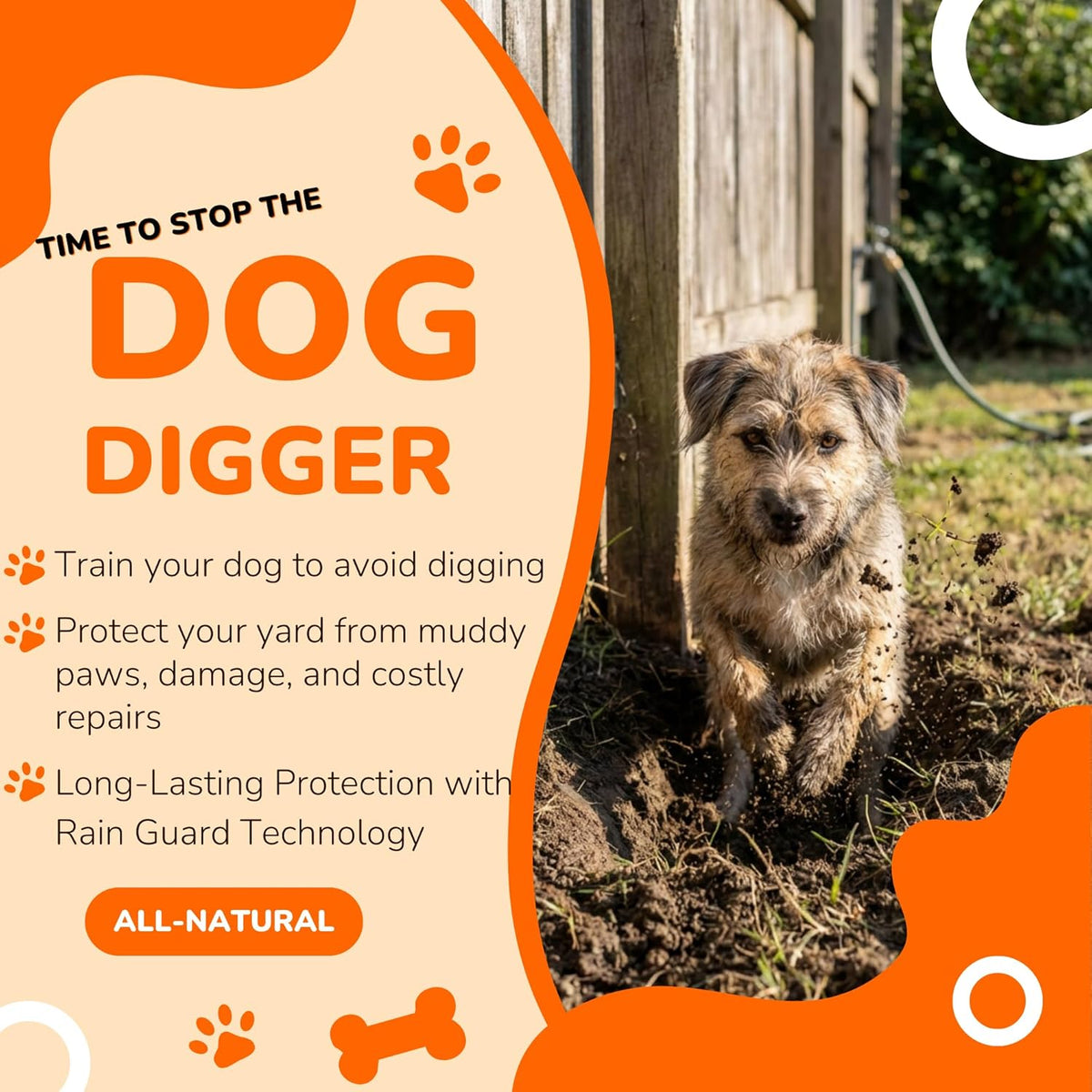 Trigger sprayer nozzle of Zone Protects dog repellent