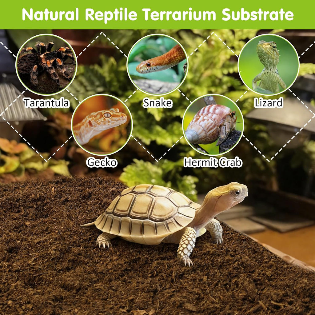 BNOSDM organic breathable reptile substrate for geckos and frogs