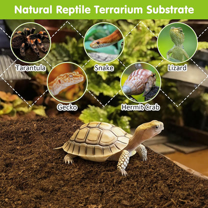 BNOSDM organic breathable reptile substrate for geckos and frogs