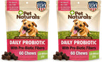 Pet Naturals Daily Probiotic Soft Chews for Dogs, Digestive and Immune Support Supplement, 1 Billion CFU Per Chew, Duck, 160 Count - Image 11