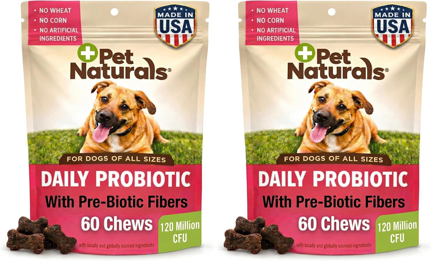 Pet Naturals Daily Probiotic Soft Chews for Dogs, Digestive and Immune Support Supplement, 1 Billion CFU Per Chew, Duck, 160 Count - Image 11