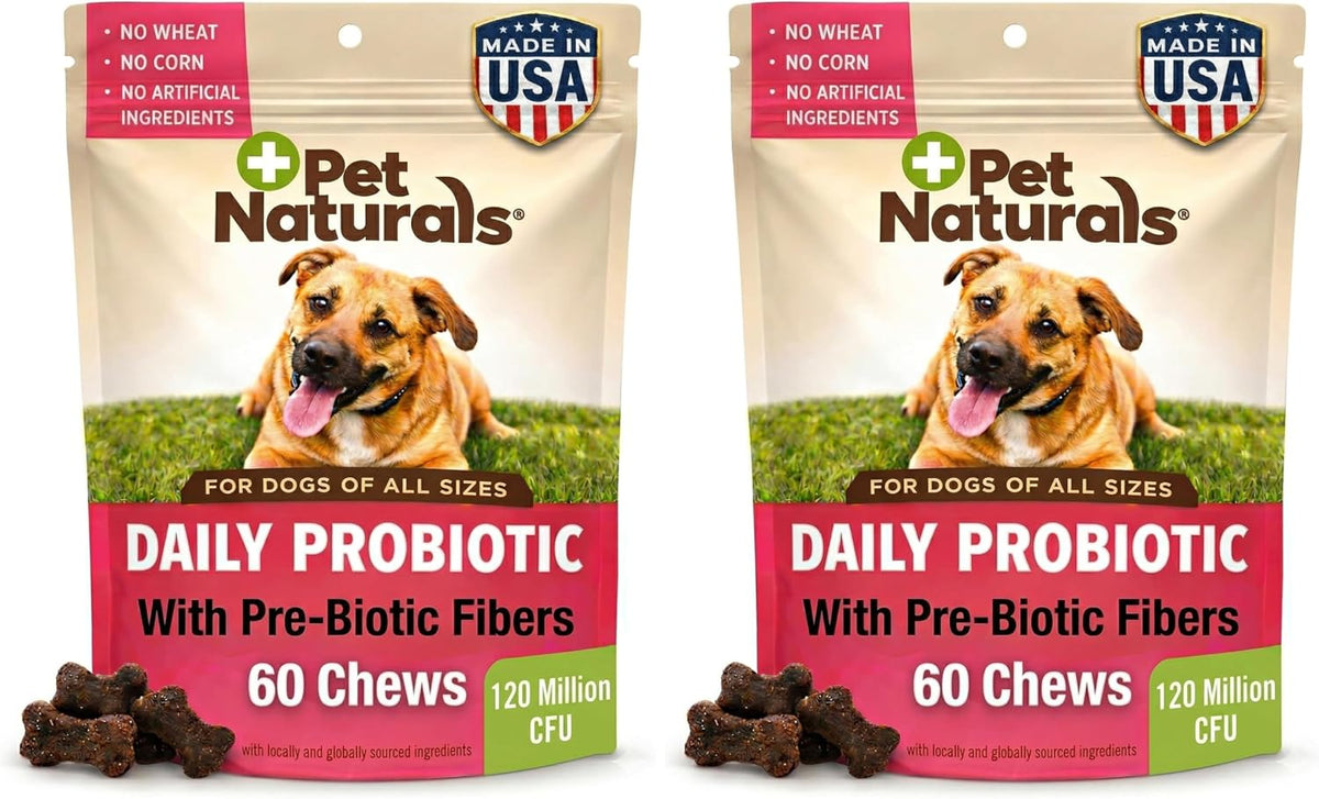 Pet Naturals Daily Probiotic Soft Chews for Dogs, Digestive and Immune Support Supplement, 1 Billion CFU Per Chew, Duck, 160 Count - Image 11
