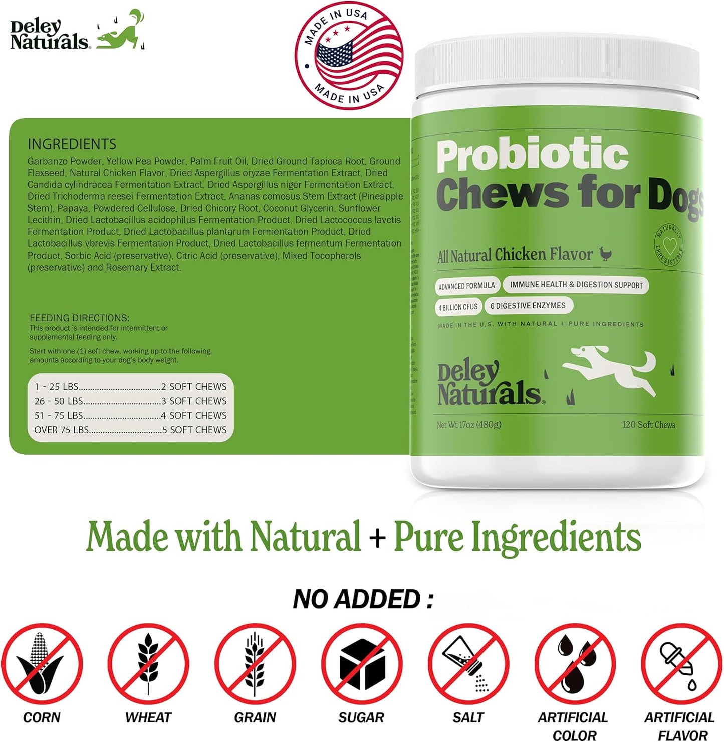 Authentic USA imported dog digestive health supplements