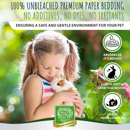 Texture of Small Pet Select rose infused paper bedding