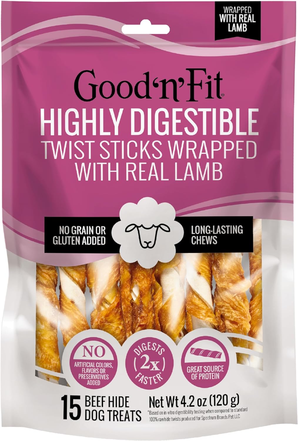 Good n Fit Small Rolls with Real Chicken Liver Flavor, 6 Count, Long-Lasting Highly Digestible Rawhide Chews for Dogs - Image 13
