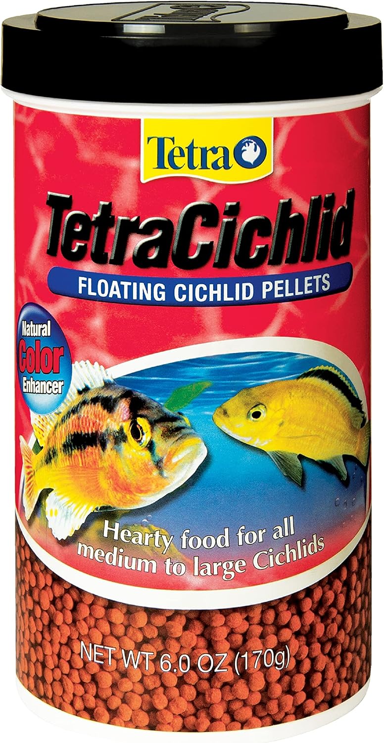 Tetra Cichlid Floating Pellets 6 Ounces front packaging