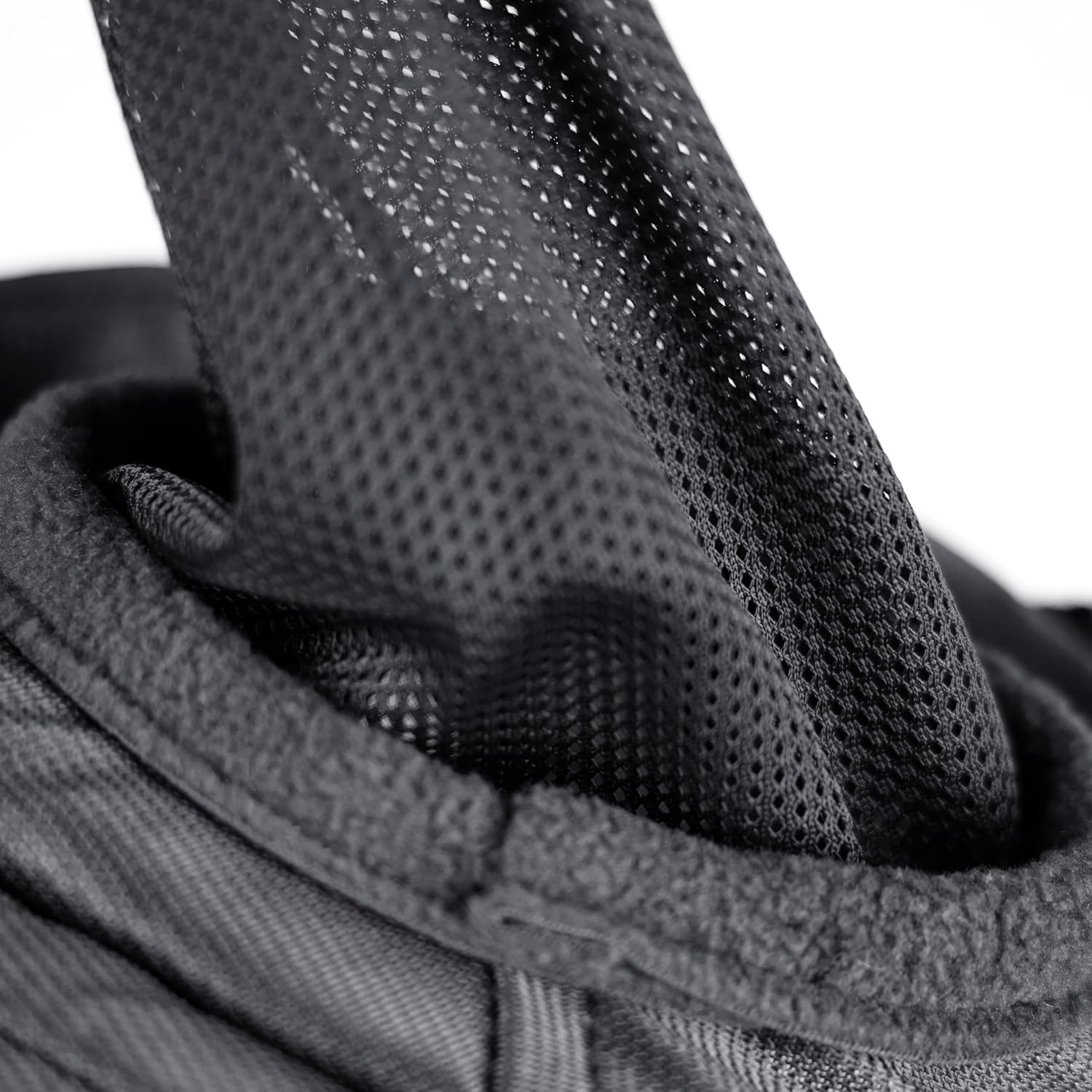 Close up of 3D eye visor on Shires FlyGuard Pro mask