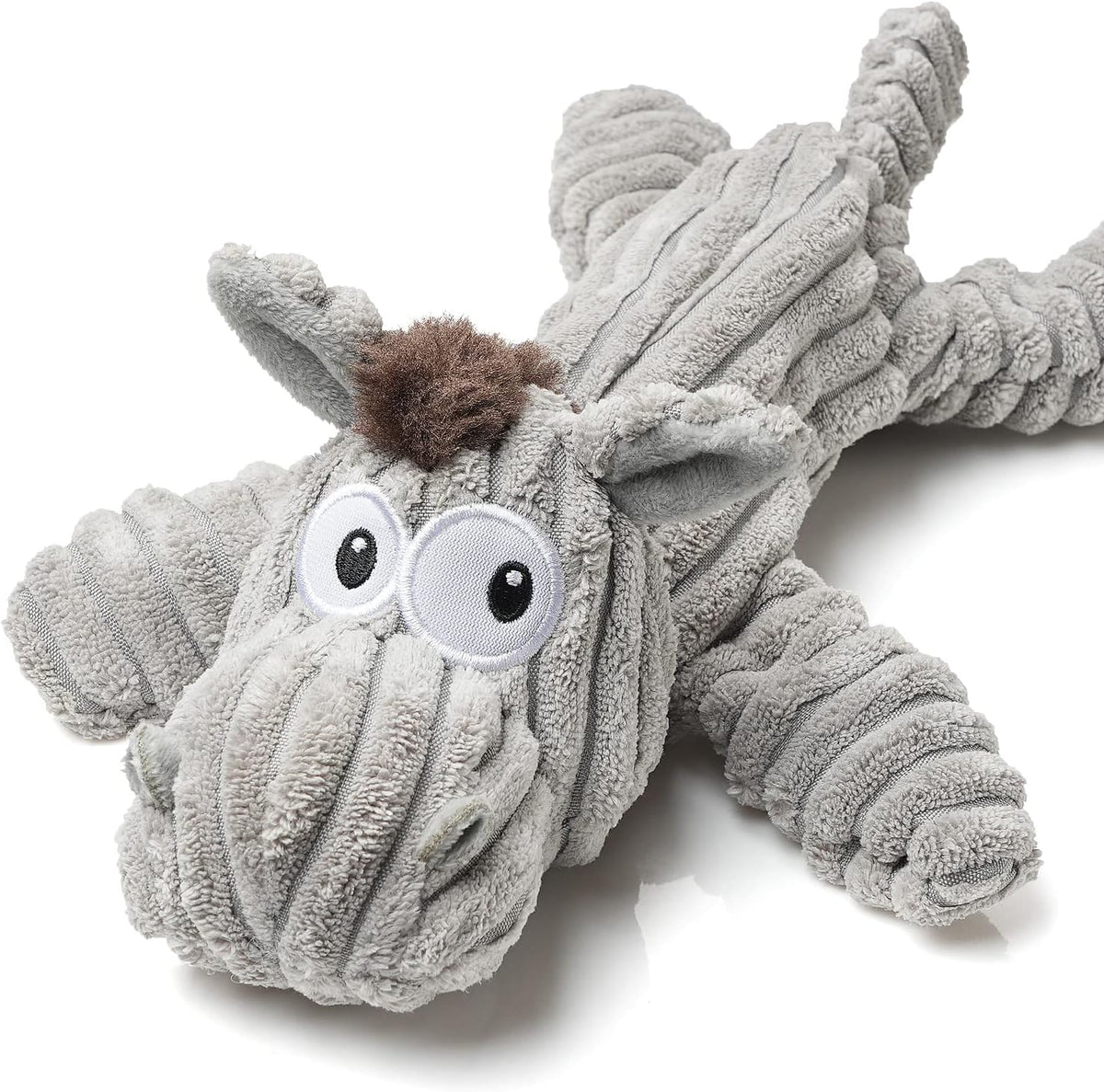 Sedioso Dog Toy, Large Dog Squeaky Toys, Stuffed Animal Dog Plush Toy for Puppy, Small, Middle, Large Dogs (Donkey(Grey)) - Image 15